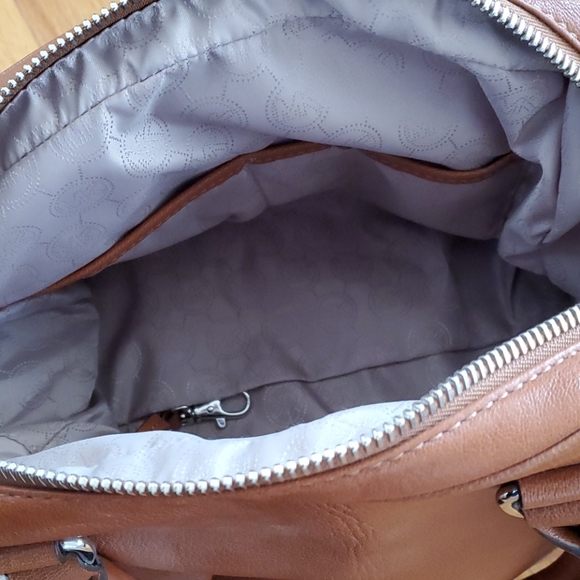 Michael Kors brown leather handbag - Picture 6 of 8